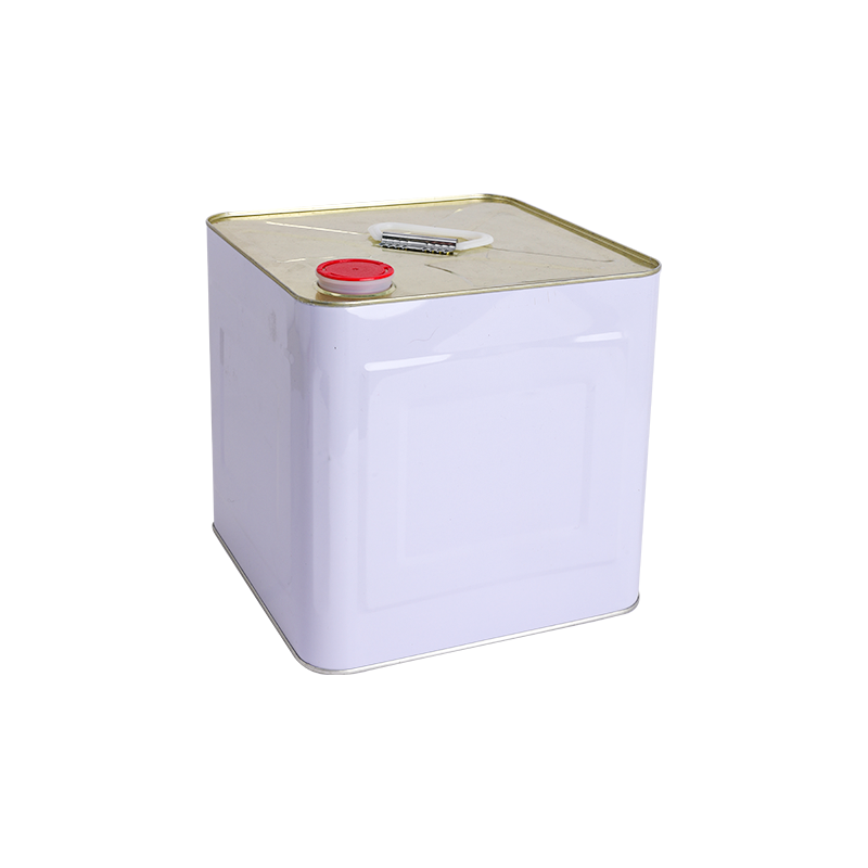 10L 金屬方桶帶塑料拉蓋用于機(jī)油等化學(xué)產(chǎn)品包裝